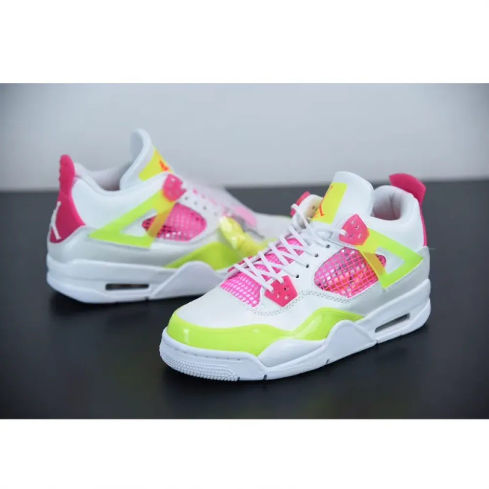 Air Jordan 4 GS Lemon Venom Pink Blast  CV7808-100