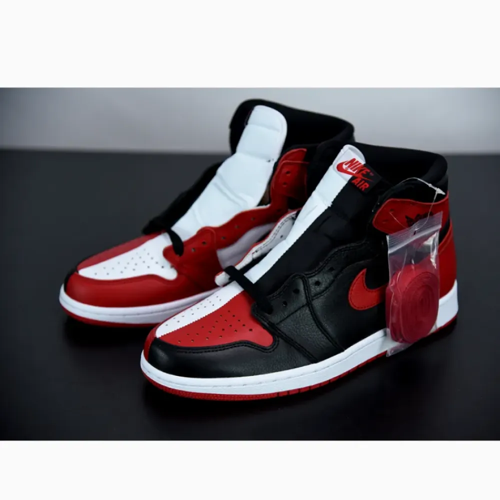 Air Jordan 1 Retro High ‘Homage To Home’ Black/White-University Red 861428-061