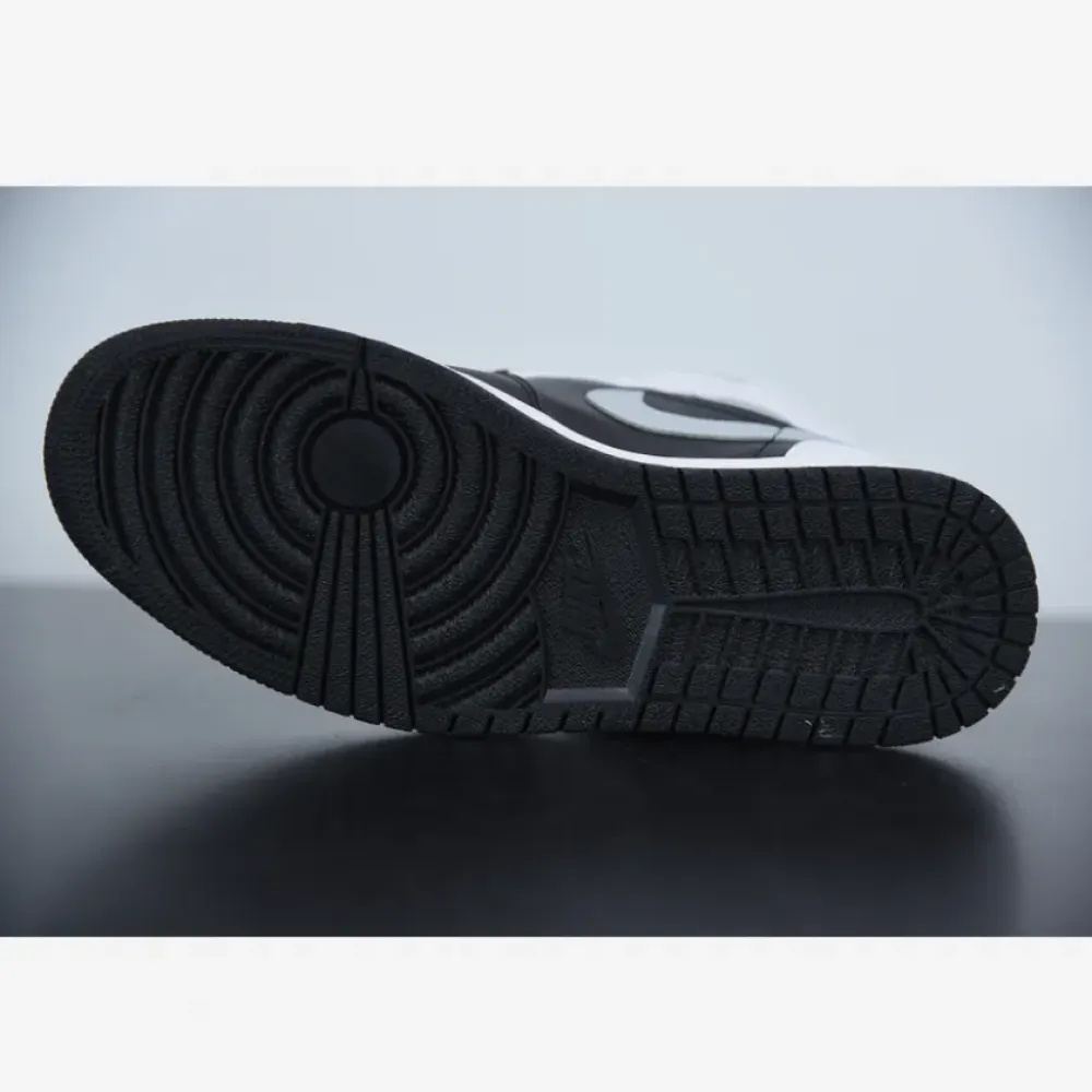 Air Jordan 1 Mid ‘White Shadow’ Black/Medium Grey-White 554724-073