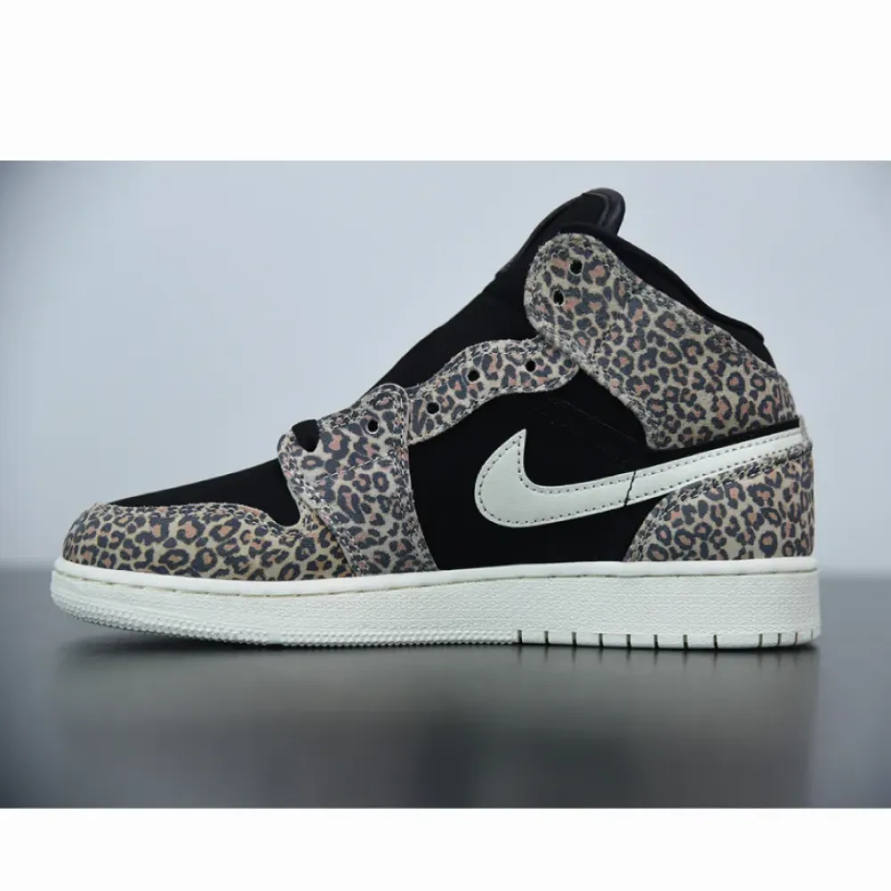 Air Jordan 1 Mid SE GS ‘Leopard’ BQ6931-021