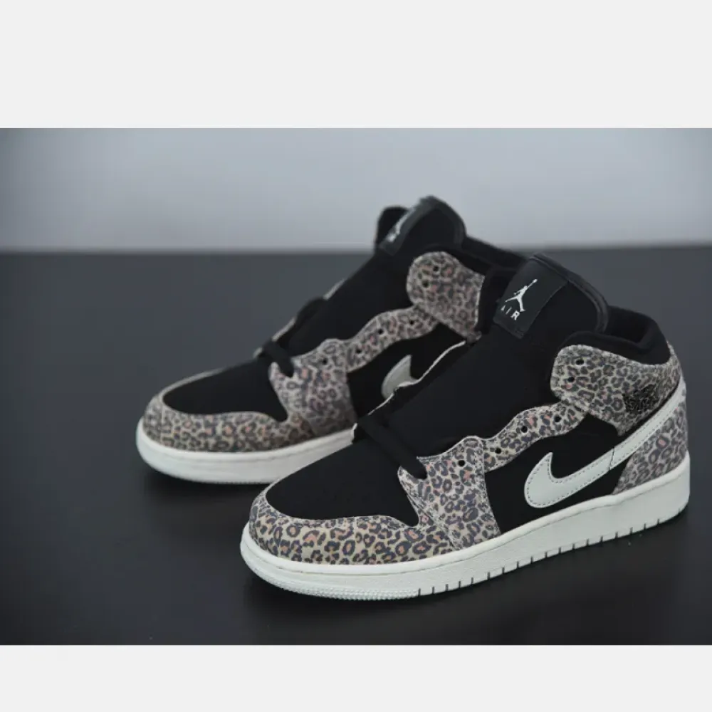 Air Jordan 1 Mid SE GS ‘Leopard’ BQ6931-021