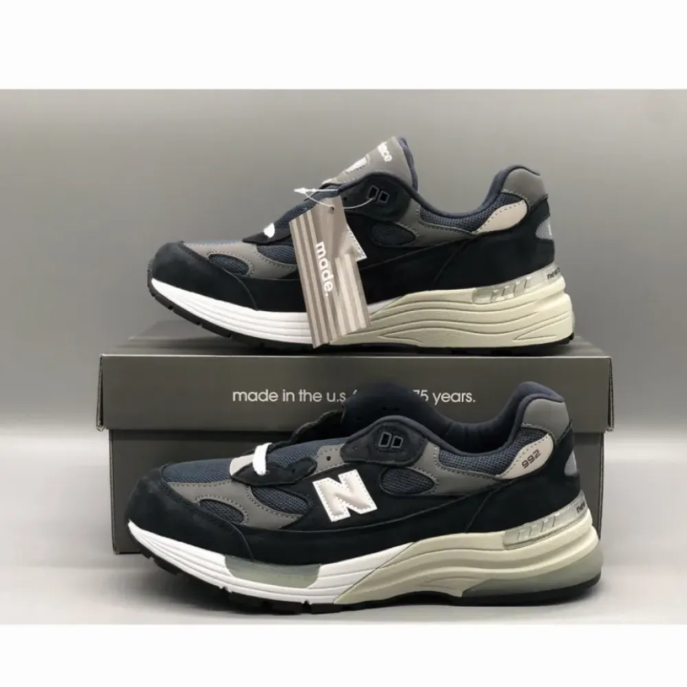 New Balance 992 Navy Grey  M992GG