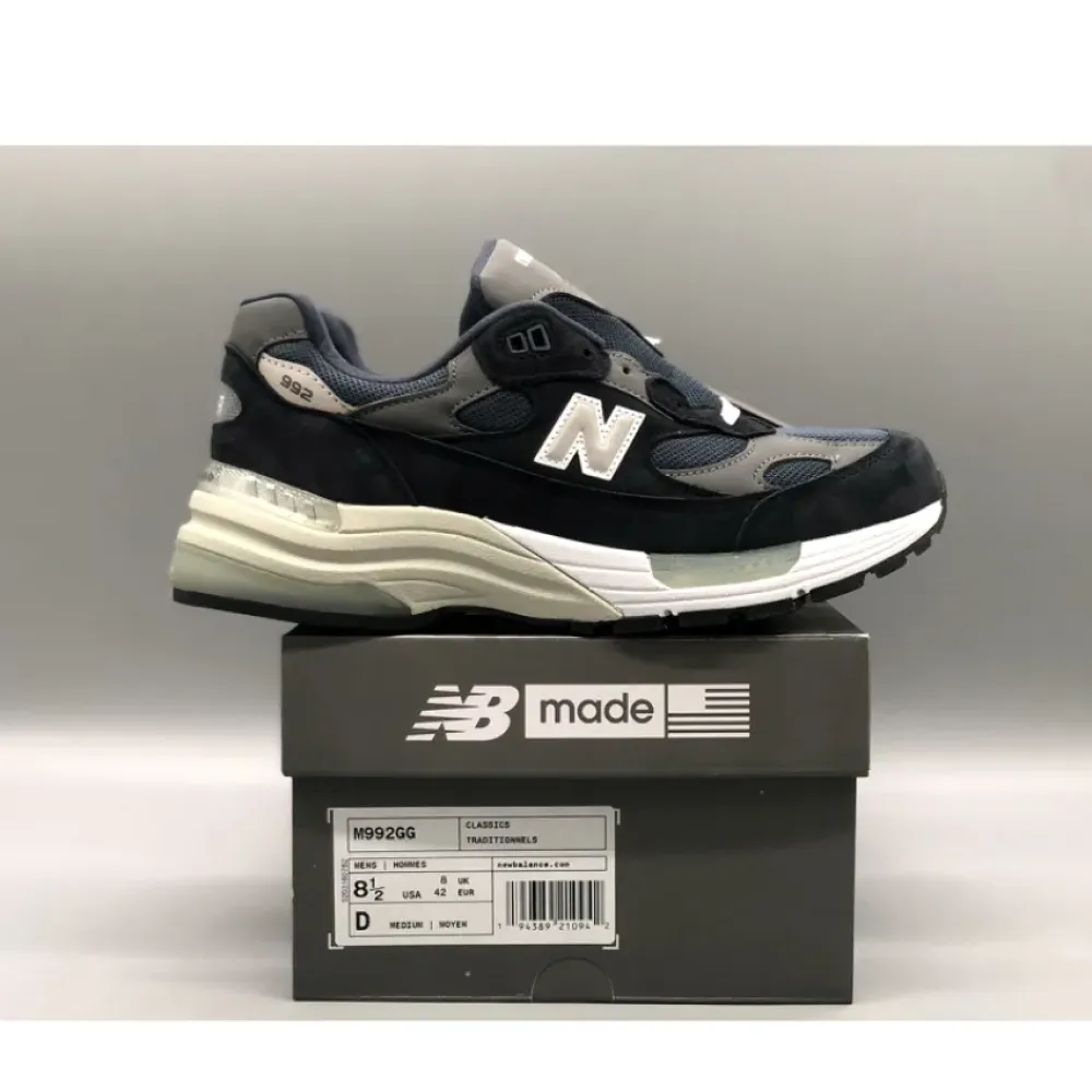 New Balance 992 Navy Grey  M992GG