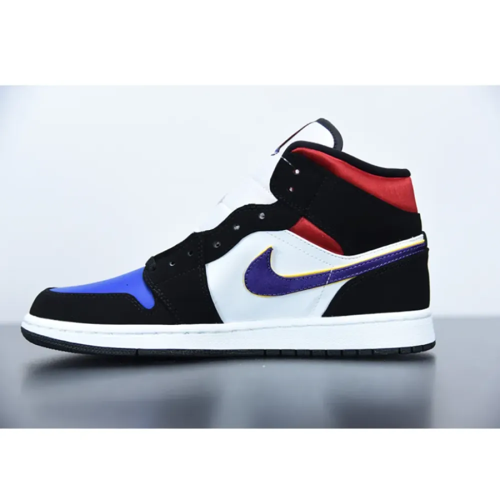 Air Jordan 1 Mid “What The” Field Purple/White-Gym Red 852542-005