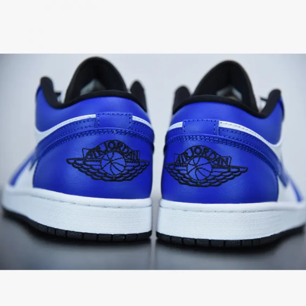 Air Jordan 1 Low White/Game Royal-Black 553558-124