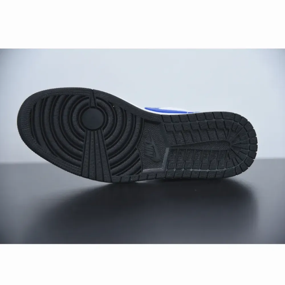 Air Jordan 1 Low White/Game Royal-Black 553558-124