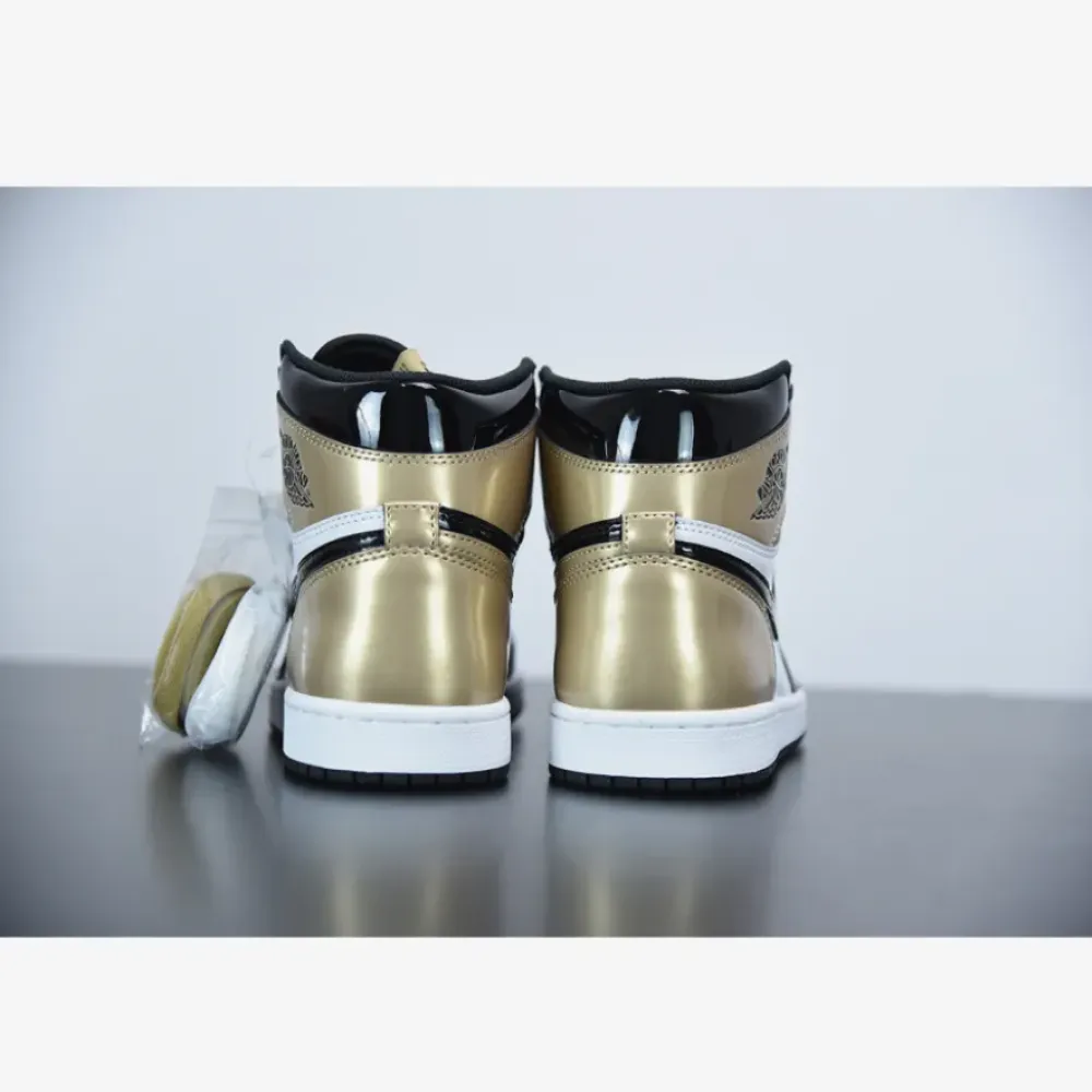 Air Jordan 1 Retro High NRG Patent Gold Toe 861428-007