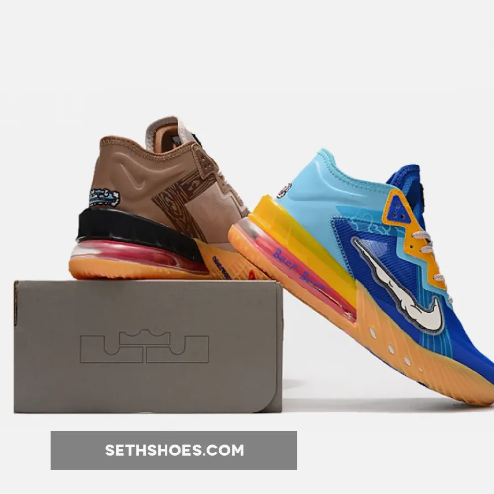 Space Jam x Nike LeBron 18 Low “Wile E. vs Roadrunner”  CV7562-401