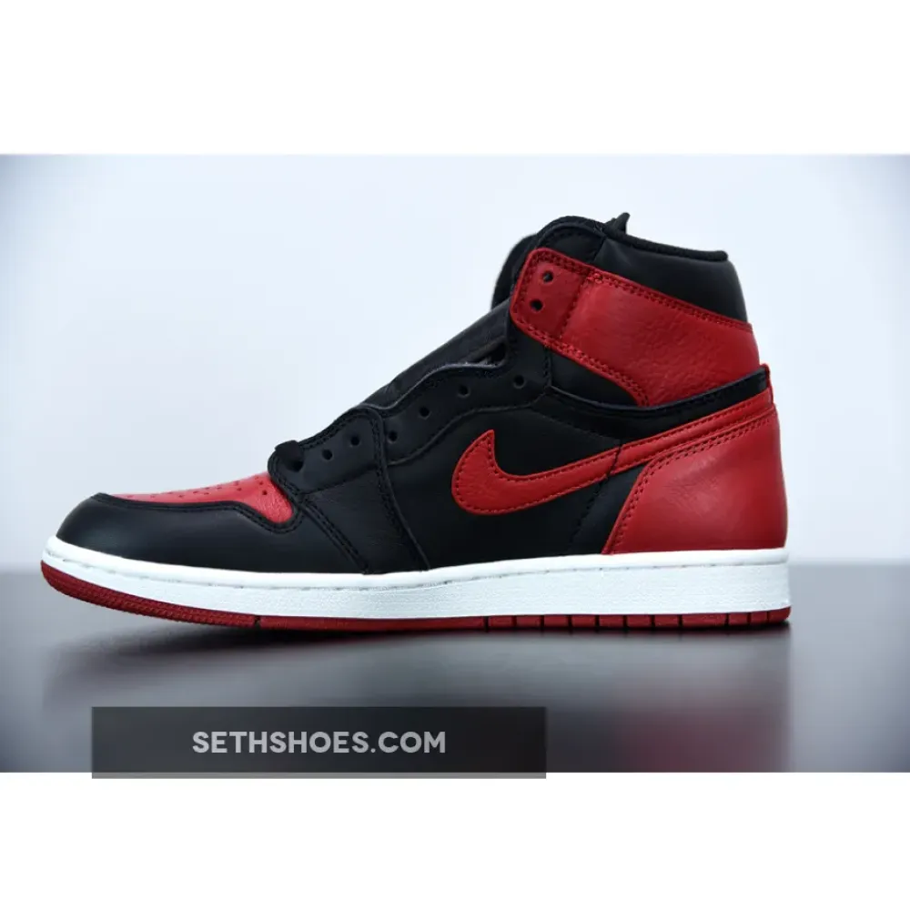 Air Jordan 1 Retro “Banned” Black/Varsity Red-White 555088-001