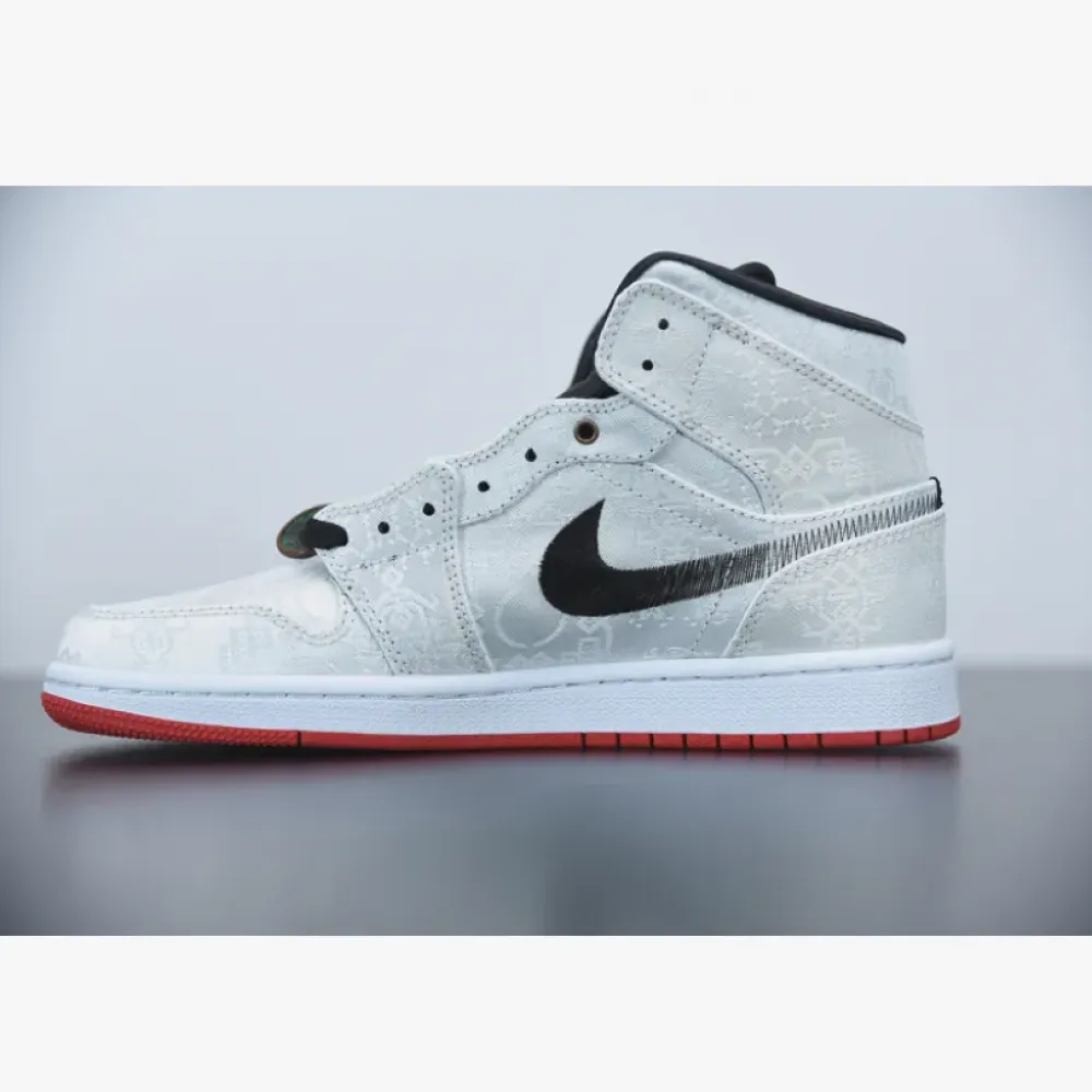CLOT x Air Jordan 1 Mid ‘Fearless’  CU2804-100