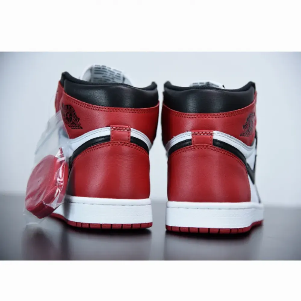 Air Jordan 1 Retro High OG “Black Toe” White/Black-Gym Red 555088-125