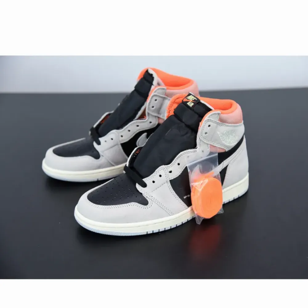 Air Jordan 1 Retro High OG Neutral Grey/Black/Hyper Crimson 555088-018