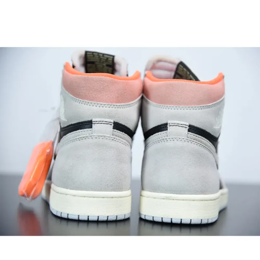 Air Jordan 1 Retro High OG Neutral Grey/Black/Hyper Crimson 555088-018