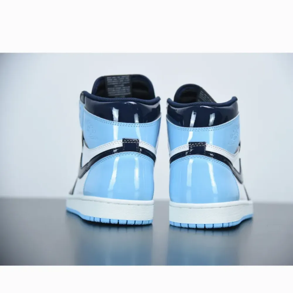 Air Jordan 1 Retro High OG “UNC Patent” Obsidian/Blue Chill-White CD0461-401