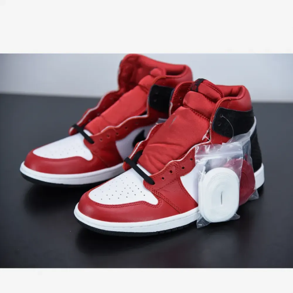 Air Jordan 1 High OG “Satin Snake” Gym Red/White-Black CD0461-601