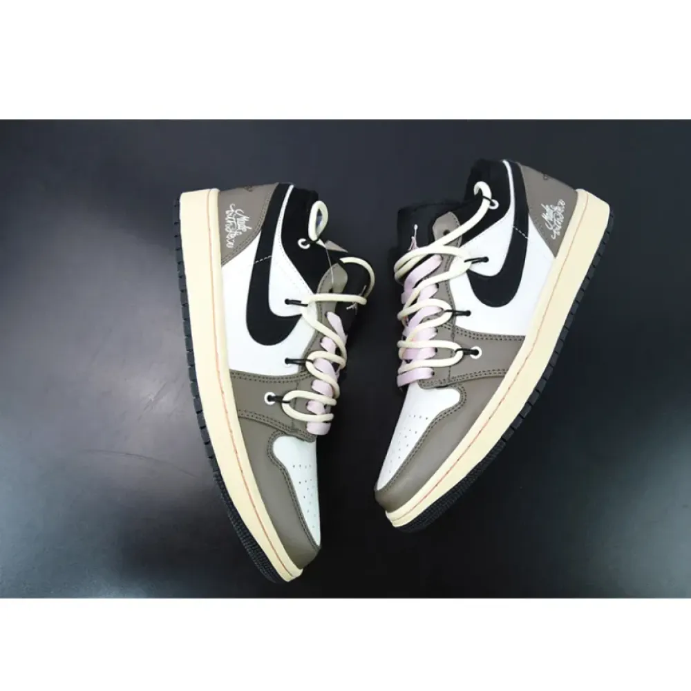 Air Jordan 1 Low Brown Mocha White