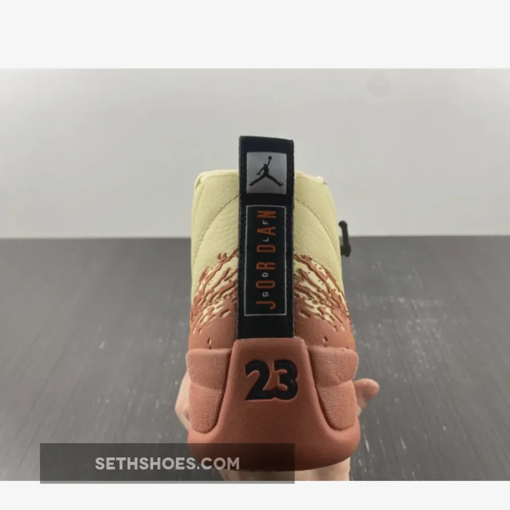 Eastside Golf x Air Jordan 12 Muslin/Black-Burnt Sunrise  DV1758-108