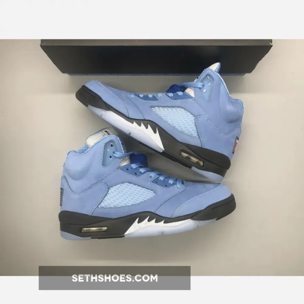 Air Jordan 5 ‘UNC’ University Blue/Black-White  DV1310-401