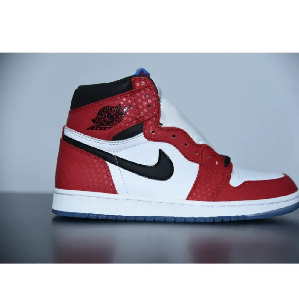 Air Jordan 1 High OG “Origin Story” Red/White-Photo Blue-Black 555088-602