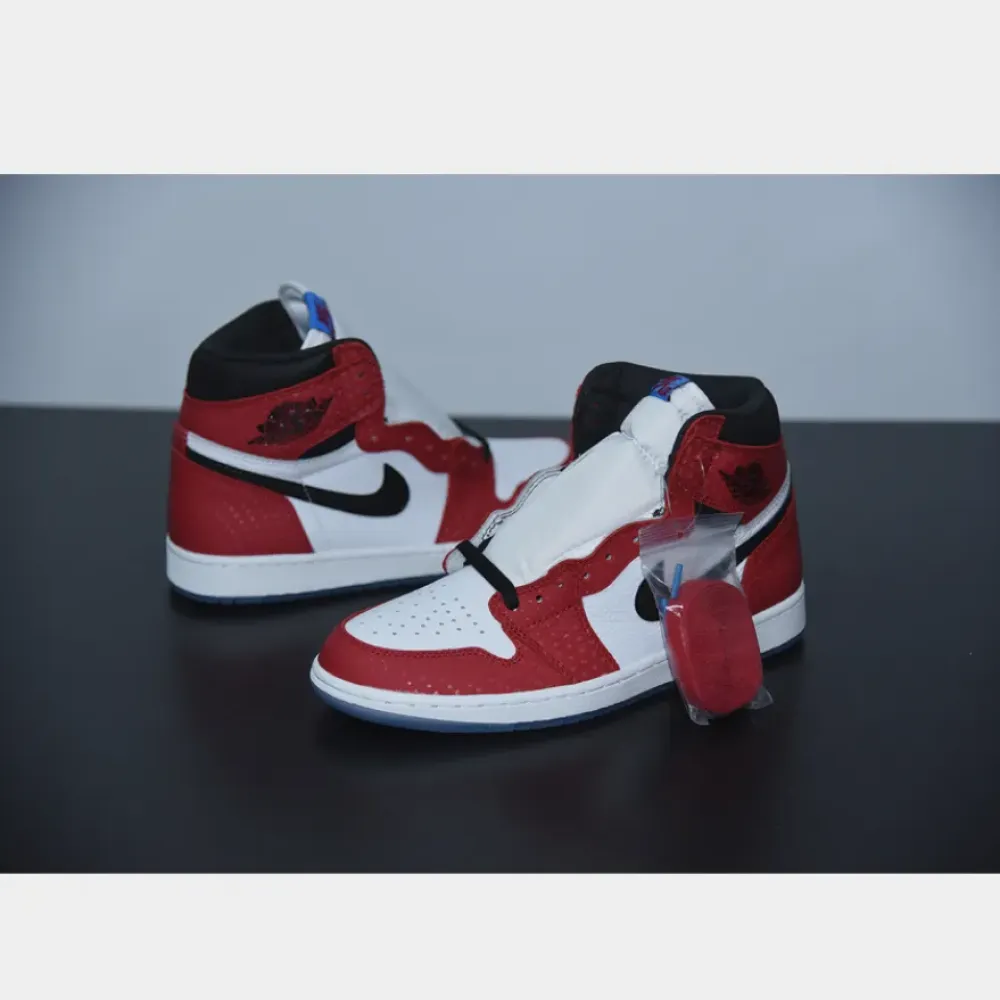 Air Jordan 1 High OG “Origin Story” Red/White-Photo Blue-Black 555088-602