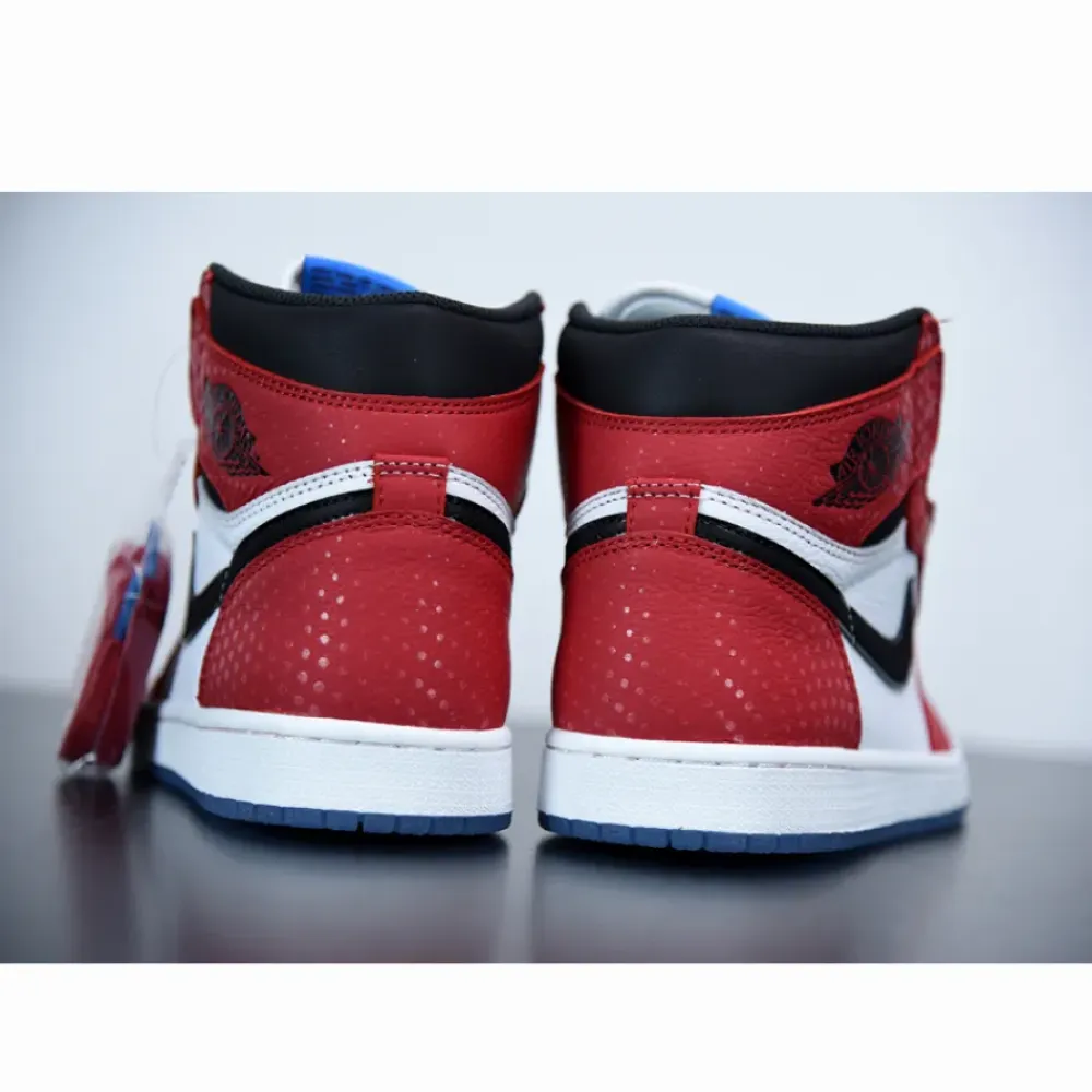 Air Jordan 1 High OG “Origin Story” Red/White-Photo Blue-Black 555088-602
