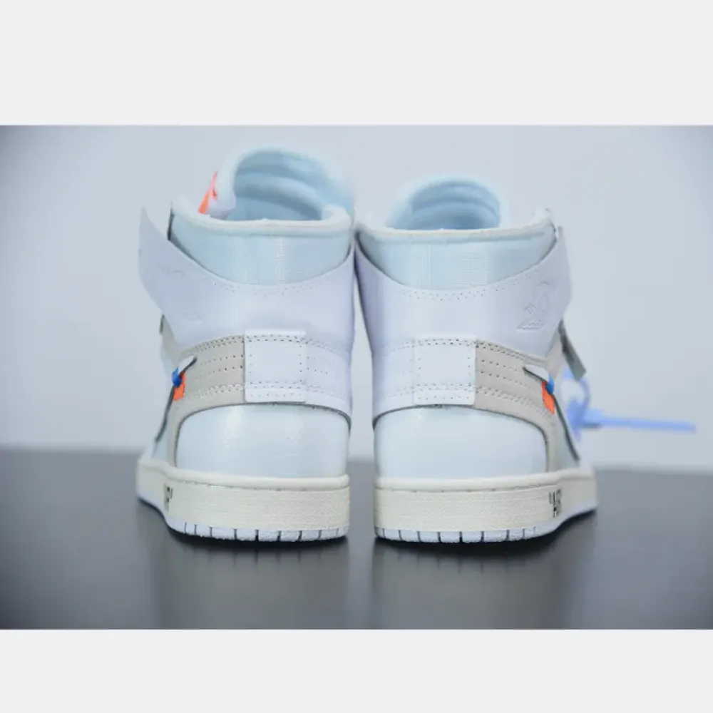 Off-White x Air Jordan 1 “White”  AQ0818-100