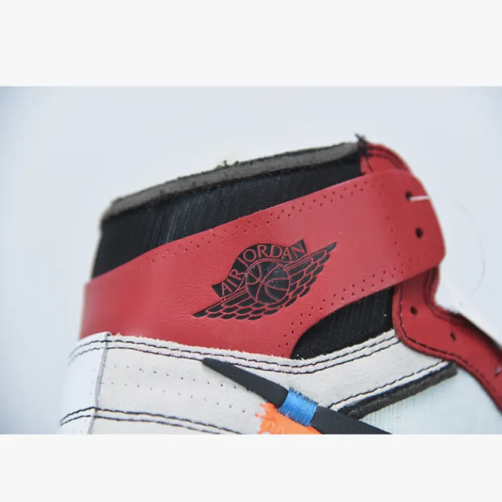 OFF-WHITE x Air Jordan 1 Retro High OG “The Ten” White/Black-Varsity Red AA3834-101