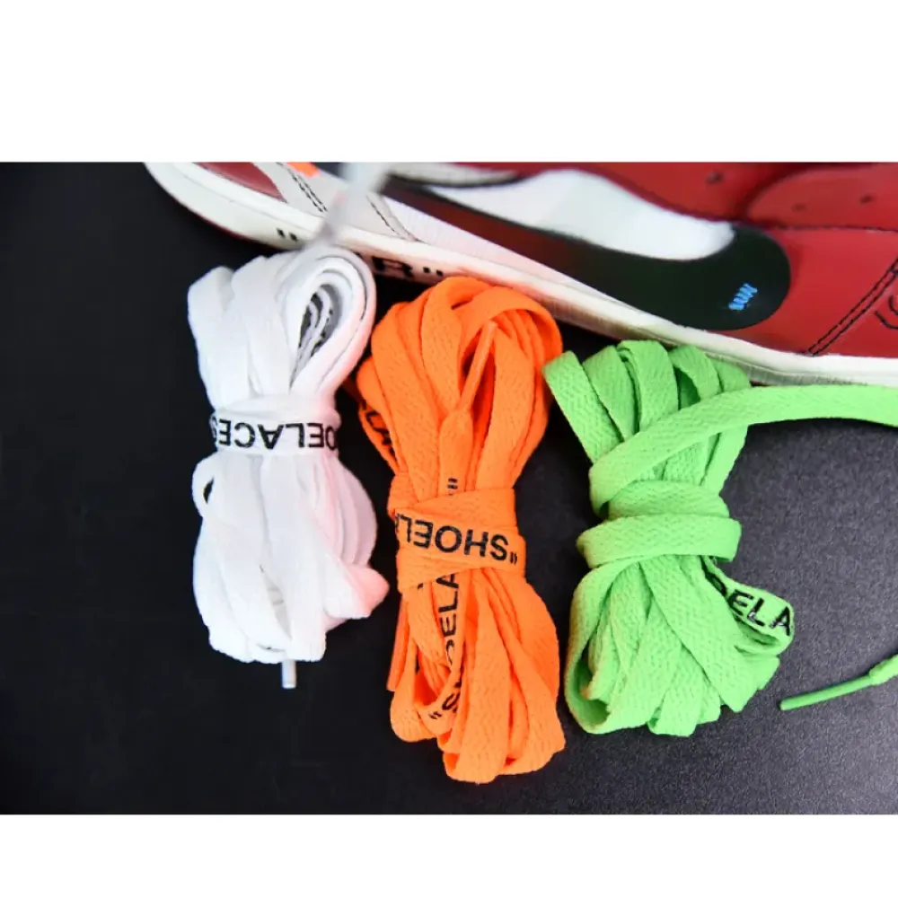 OFF-WHITE x Air Jordan 1 Retro High OG “The Ten” White/Black-Varsity Red AA3834-101