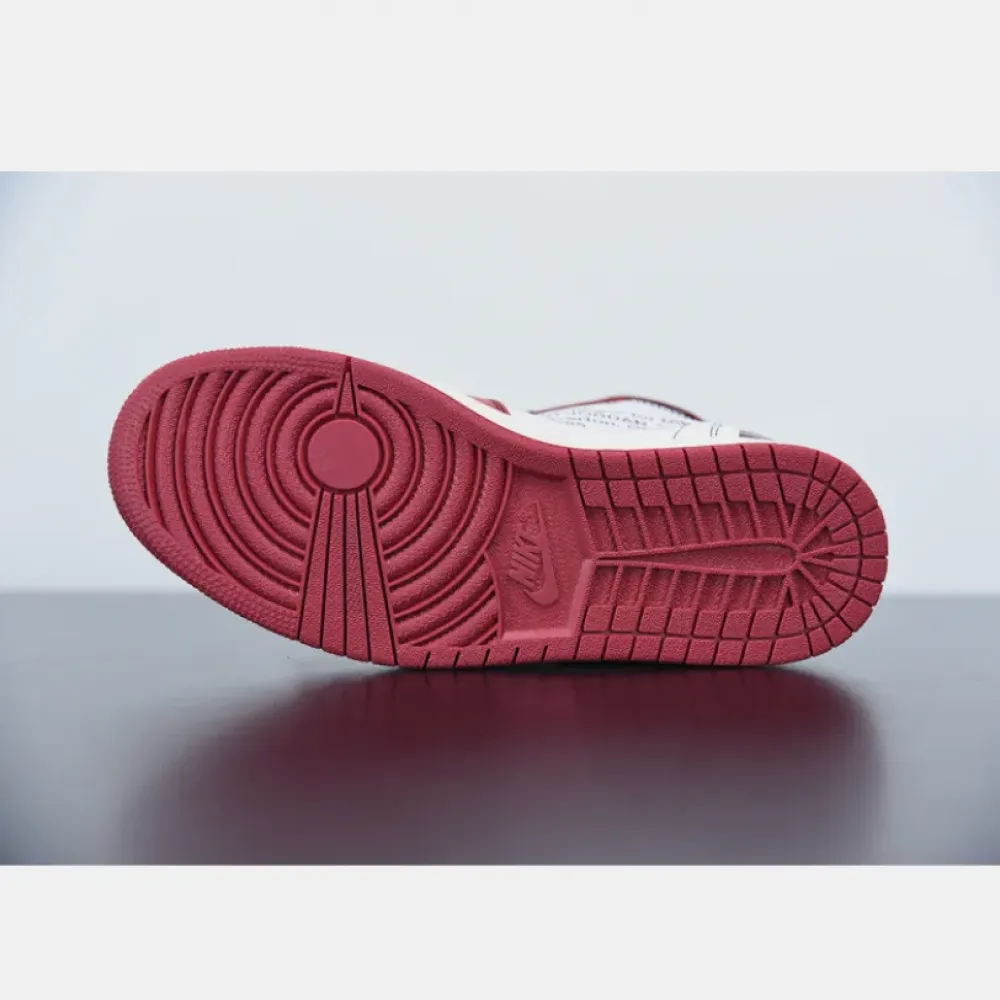 OFF-WHITE x Air Jordan 1 Retro High OG “The Ten” White/Black-Varsity Red AA3834-101