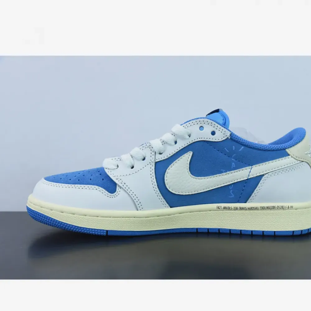 Travis Scott x Fragment x Nike Air Jordan 1 Low “UNC Blue”