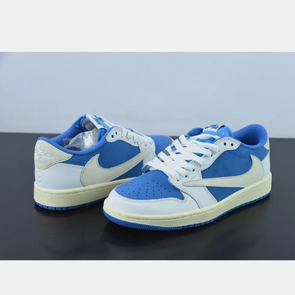 Travis Scott x Fragment x Nike Air Jordan 1 Low “UNC Blue”