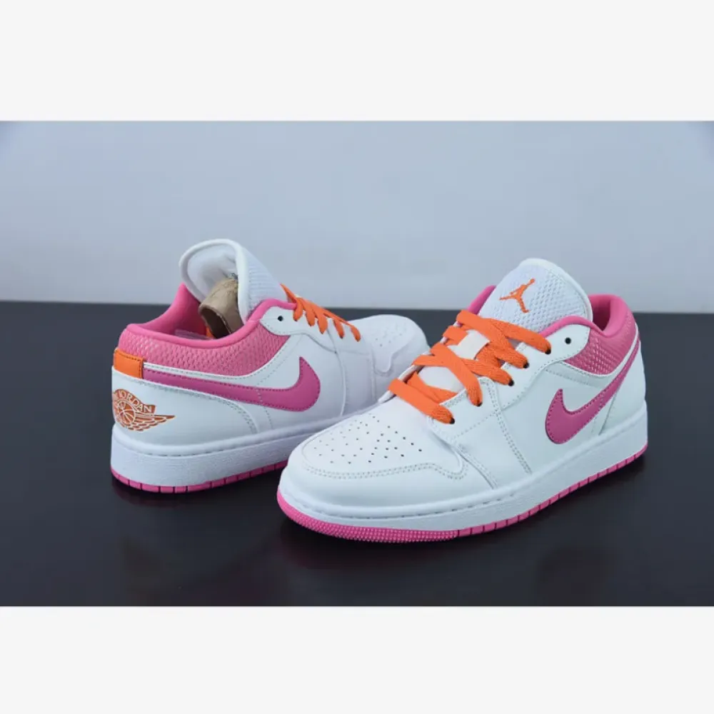 Air Jordan 1 Low GS White Pinksicle  DR9498-168