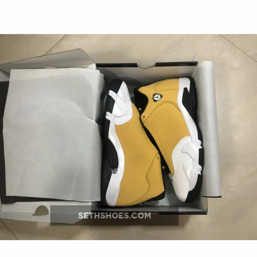 Air Jordan 14 “Ginger” Light Ginger/Black/White  487471-701