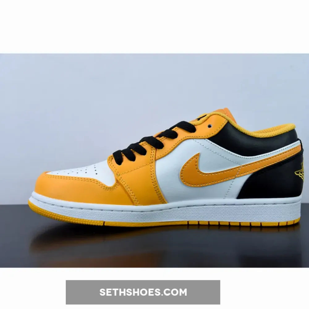 Air Jordan 1 Low ‘Taxi’ University Gold/White-Black  553558-701