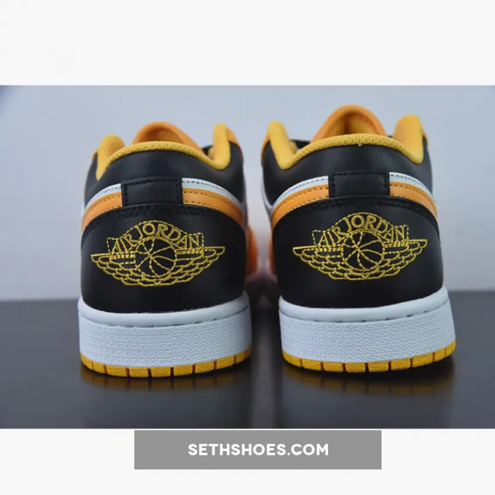 Air Jordan 1 Low ‘Taxi’ University Gold/White-Black  553558-701