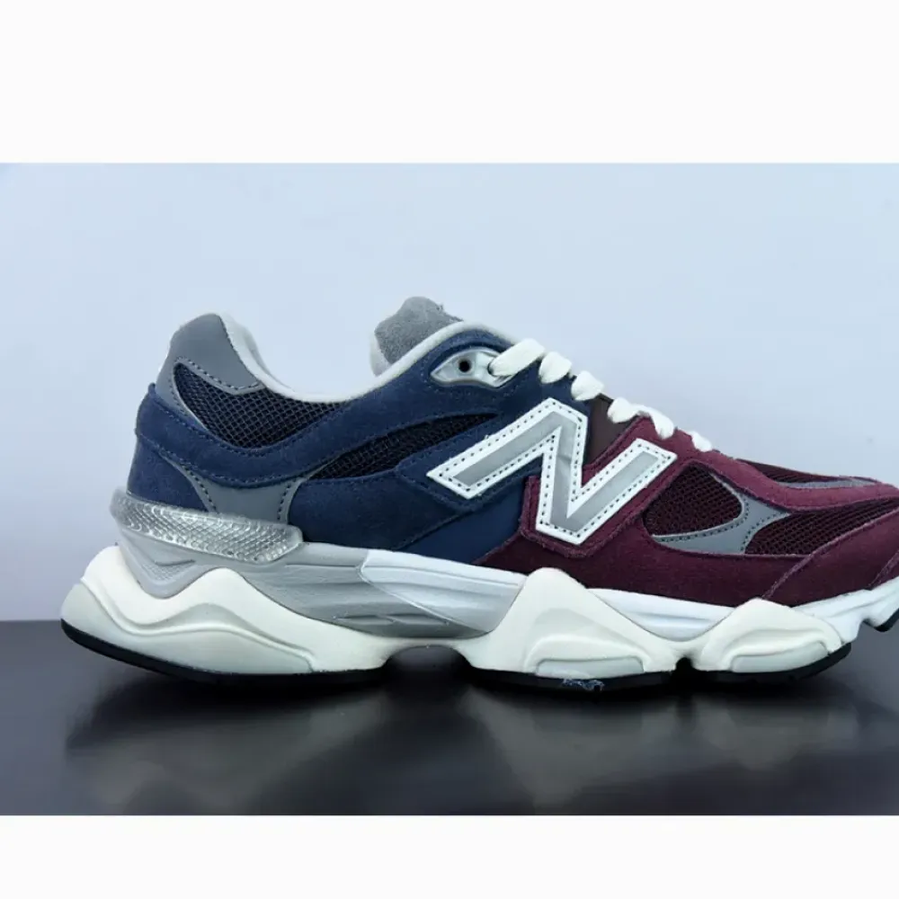 New Balance 9060 Navy/Burgundy-Silver U9060GBN