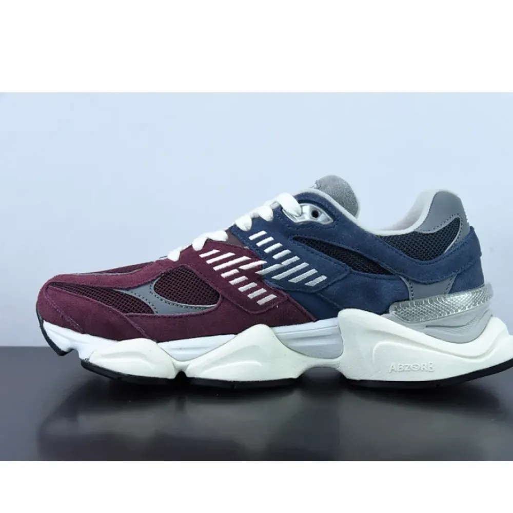 New Balance 9060 Navy/Burgundy-Silver U9060GBN