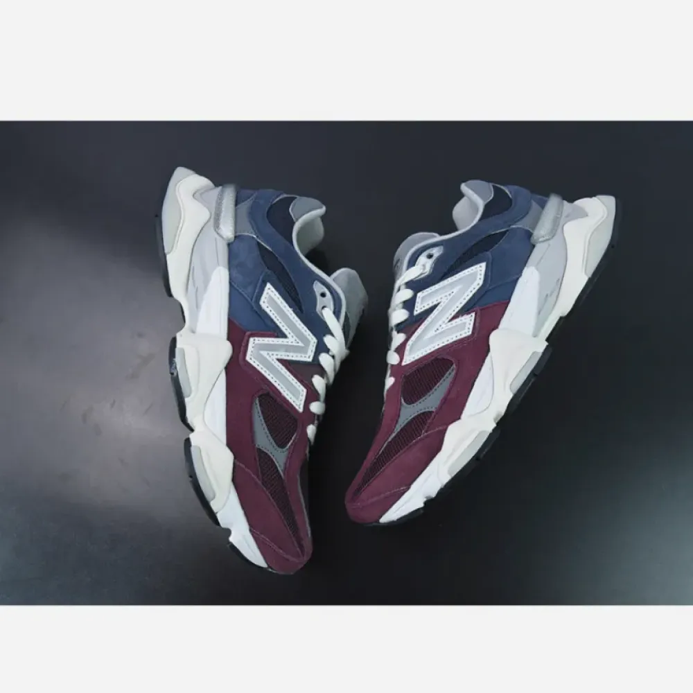 New Balance 9060 Navy/Burgundy-Silver U9060GBN