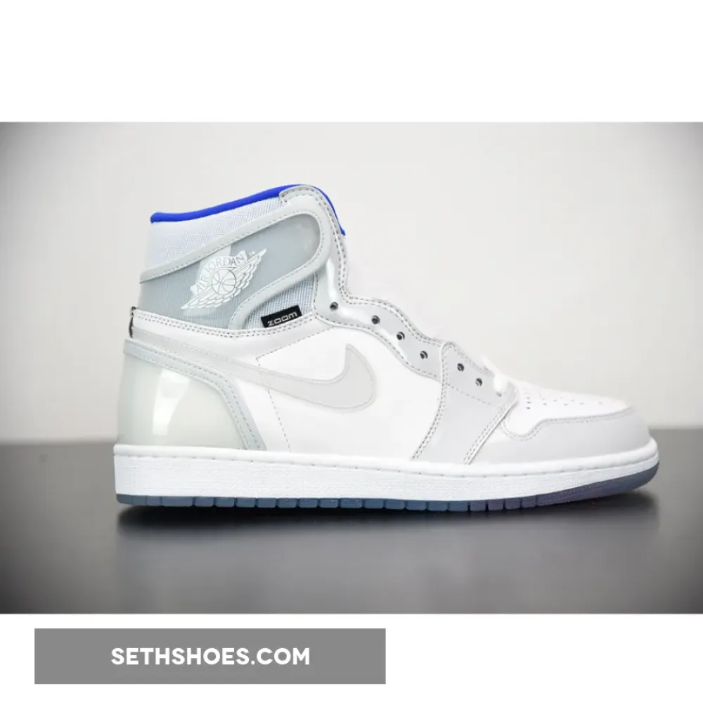 Air Jordan 1 High Zoom White/Racer Blue-White  CK6637-104