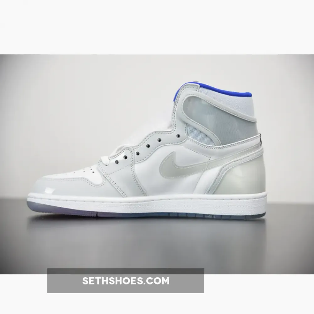 Air Jordan 1 High Zoom White/Racer Blue-White  CK6637-104