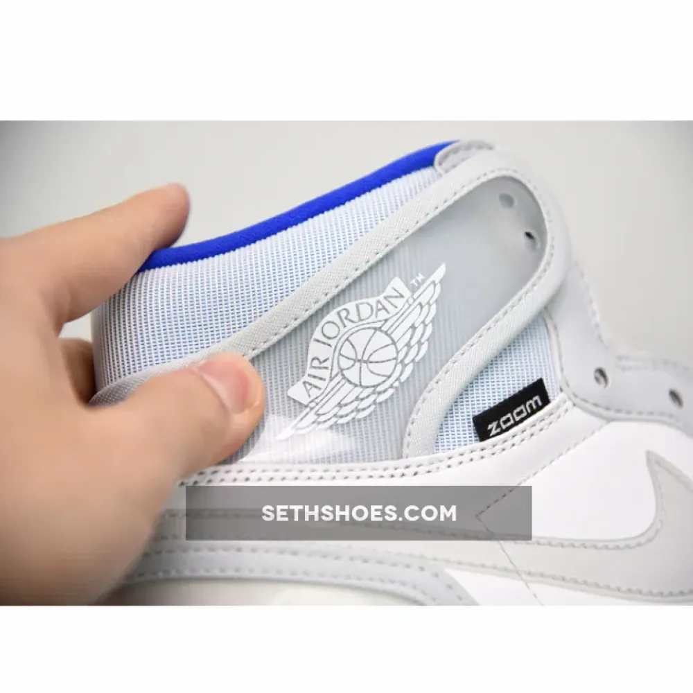 Air Jordan 1 High Zoom White/Racer Blue-White  CK6637-104
