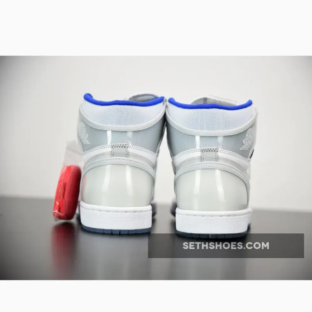 Air Jordan 1 High Zoom White/Racer Blue-White  CK6637-104