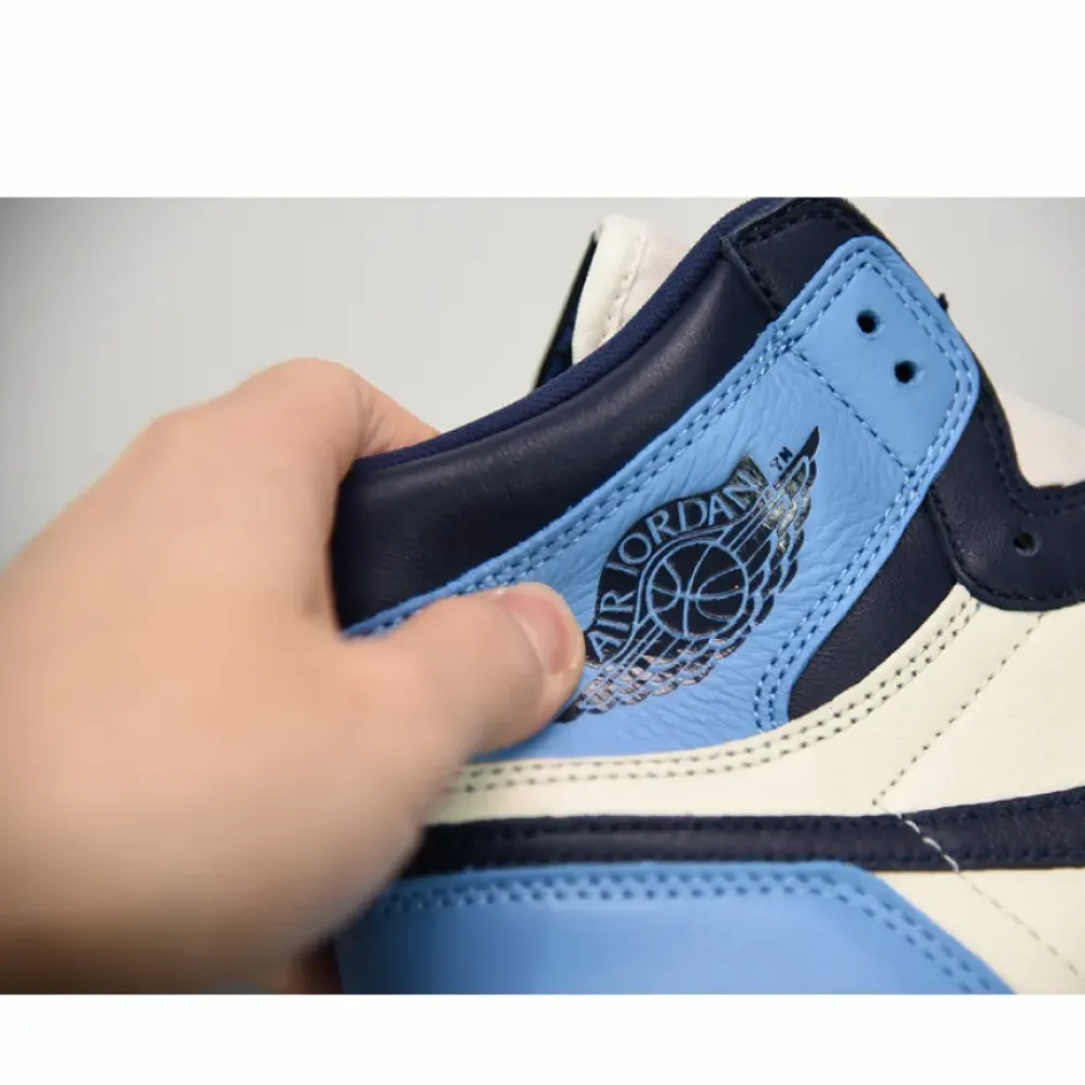 Air Jordan 1 Retro High OG Sail/Obsidian-University Blue 555088-140