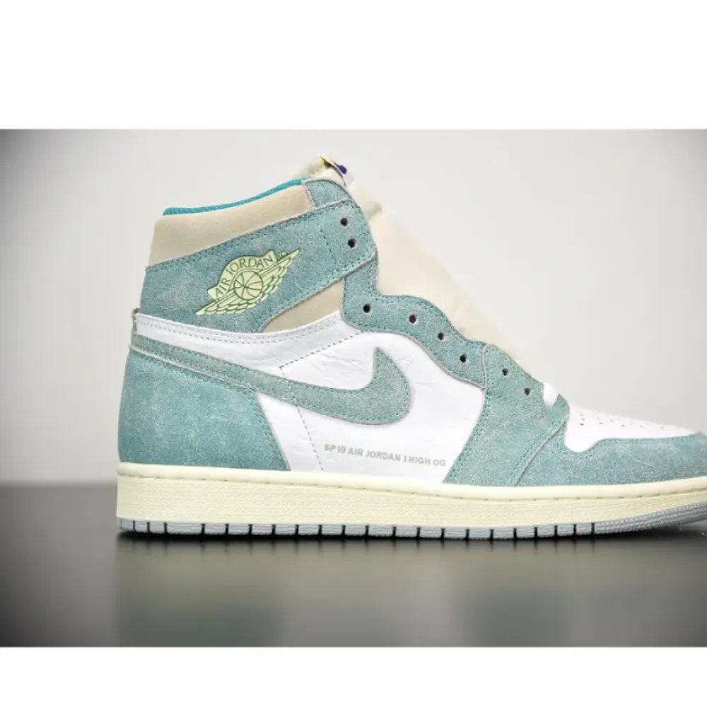 Air Jordan 1 Retro High OG Turbo Green/White-Light Smoke Grey-Sail 555088-311