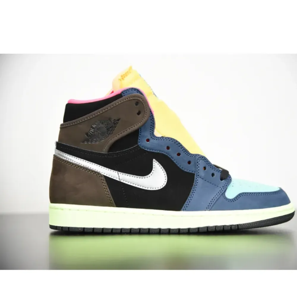 Air Jordan 1 High OG “Bio Hack” Baroque Brown/Black-Laser Orange-Racer Pink 555088-201