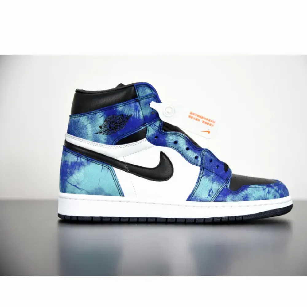 Air Jordan 1 High OG “Tie-Dye” White/Black-Aurora Green  CD0461-100