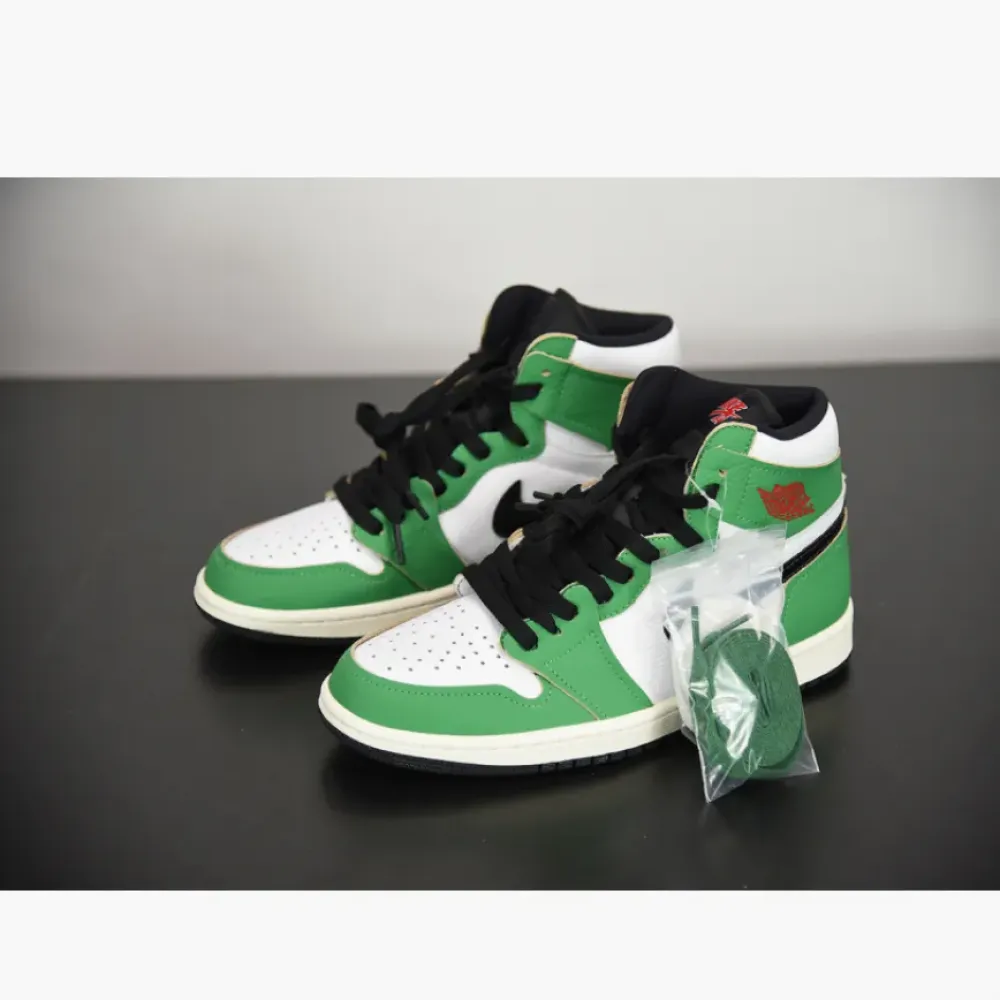 Air Jordan 1 High OG Lucky Green/White-Sail-Black DB4612-300