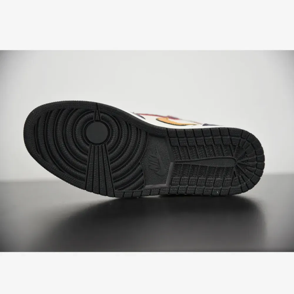 Nike SB x Air Jordan 1 “LA to Chicago” Court Purple/Sail-University Gold-Black CD6578-507