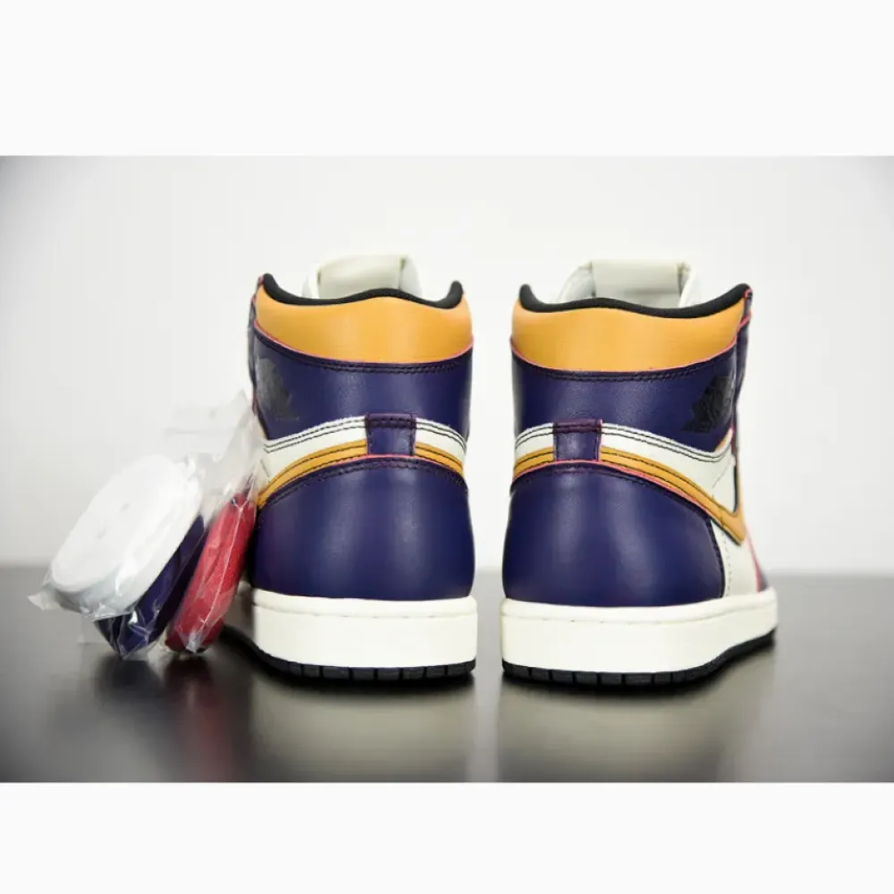 Nike SB x Air Jordan 1 “LA to Chicago” Court Purple/Sail-University Gold-Black CD6578-507