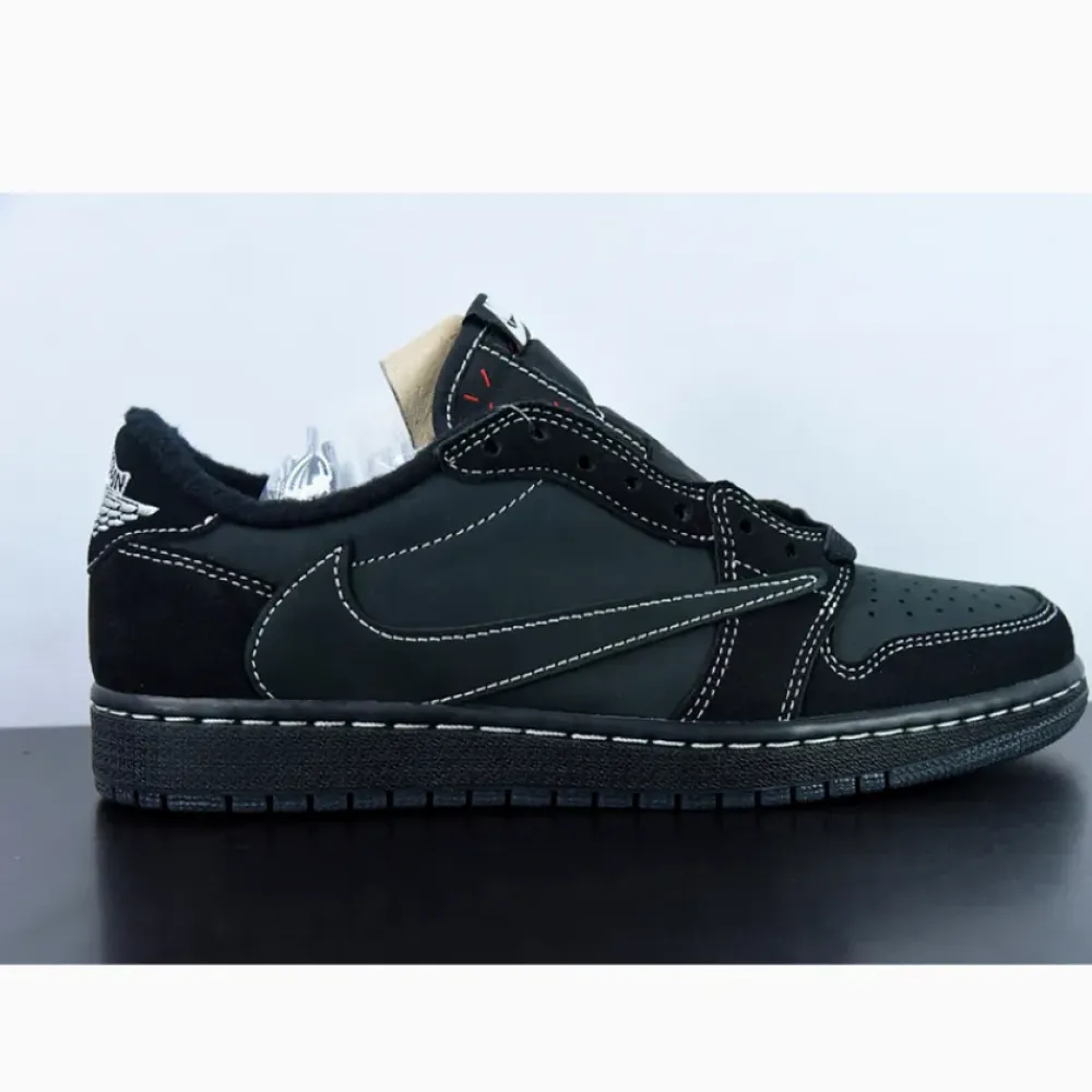Travis Scott x Air Jordan 1 Low OG “Black Phantom”  DM7866-001